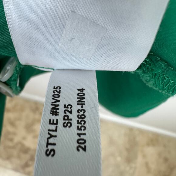 Madewell Seamed Long Sleeve Mini Shirtdress Poplin Cotton Verdant Green US 2 NWT - Picture 13 of 14